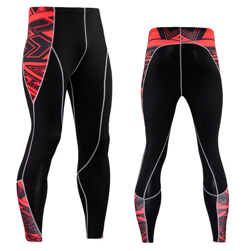 

New Men Compression Skin Tights Leggings Run Jogging Sports Gym Fitness Workout Training Male Bottom MMA Trousers Fitness Pants