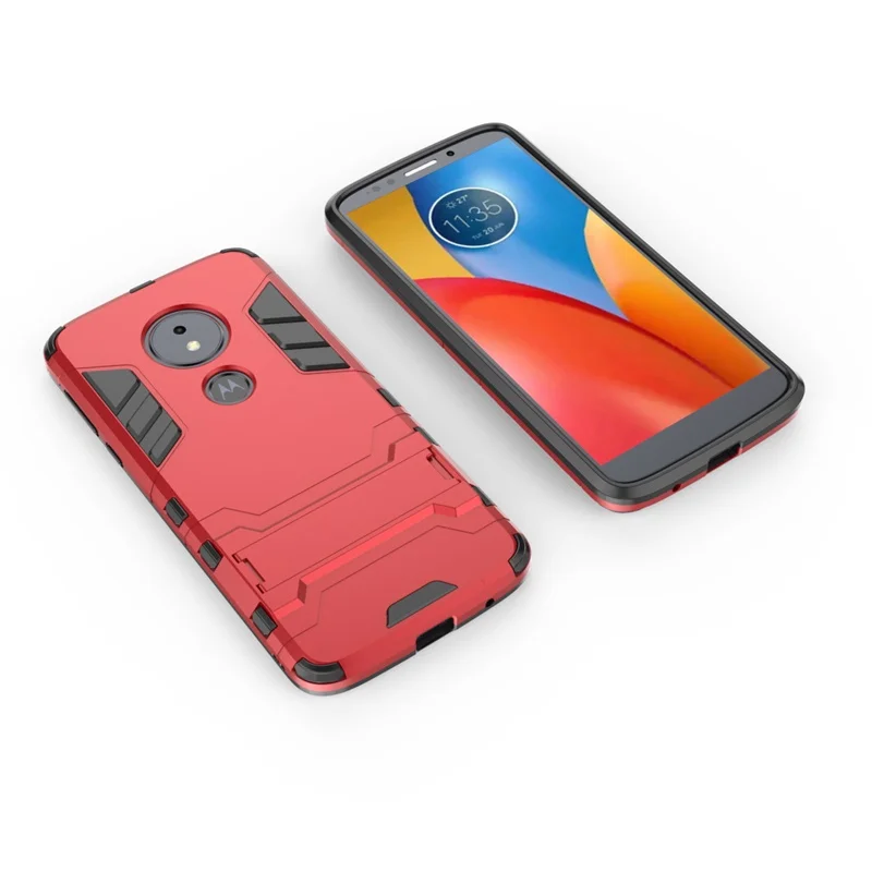 Чехол SsHhUu для Moto G5 G5s G6 Plus защитный противоударный Гибридный Жесткий подставка X4