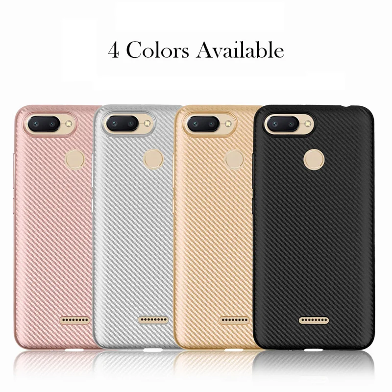 

Phone Case For Xiaomi redmi note 6 5 pro note 5 5A prime Y1 Covers Soft TPU Redmi note 4 4X 3 Y1 lite Fiber Case Funda coque