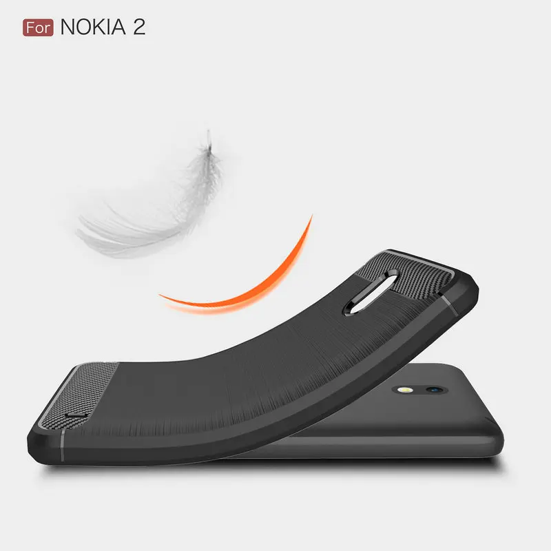 Противоударный кожаный чехол для Nokia 2 Nokia2 TA 1029 1035 задняя крышка телефона 3 тонкий