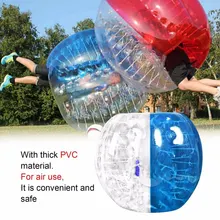 Человека молоток толщины 0.8 mm Раздувной пузырь буфер шарики бампера Футбол шарик zorb для активного отдыха для взрослых работает игра