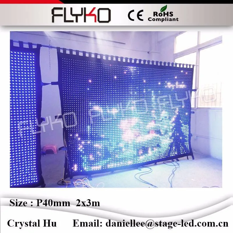 LED video curtain26