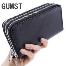 Модная мужская сумка для ключей из натуральной кожи, высокое качество, органайзер для ключей, ключница, кошелек для монет, мужской держатель для ключей