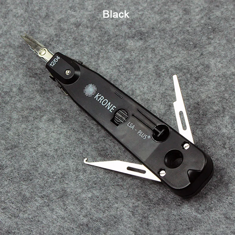 Krone LSA Punch Down Tool 110 Wire Cutter Telecom crimping plier RJ11 Rj45 Keystone Jack Network Cable Module phone Patch Panel