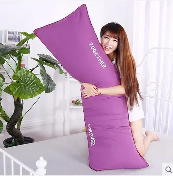 

Pillowcase double pillowcase 1.2/1.5/1.8 m meters long lovers wedding a single set of pillow free shipping