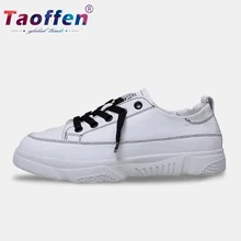 Taoffen/Женская обувь для скейтбординга; кроссовки на плоской подошве со шнуровкой; повседневная мягкая удобная спортивная обувь; женская обувь; Размеры 35-40