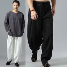 Модные шаровары в китайском стиле; мужские брюки; pantalones hombre; брюки для мужчин; pantalon homme; сезон весна-осень