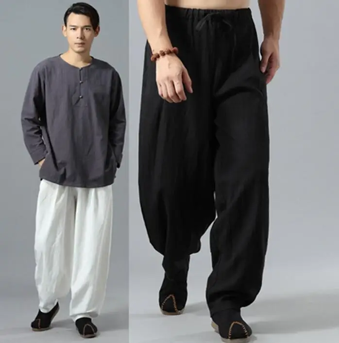 Chinese style personality fashion harem pants mens trousers pantalones ...