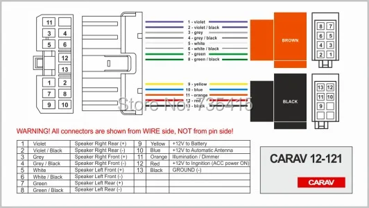 CARAV 12-121 ISO Радио адаптер для SUBARU для RENAULT Traffic жгутовый разъём автомобильной проводки Ведущий Loom штекер кабеля адаптера переменного тока стерео