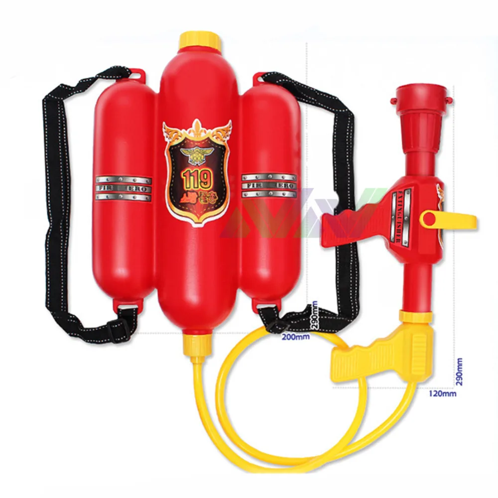 Горячая Пожарный водяной пистолет высокого давления с рюкзаком шланг летняя Игра Пластиковые Водяные Пистолеты Jouet Пистолеты игрушки для детей