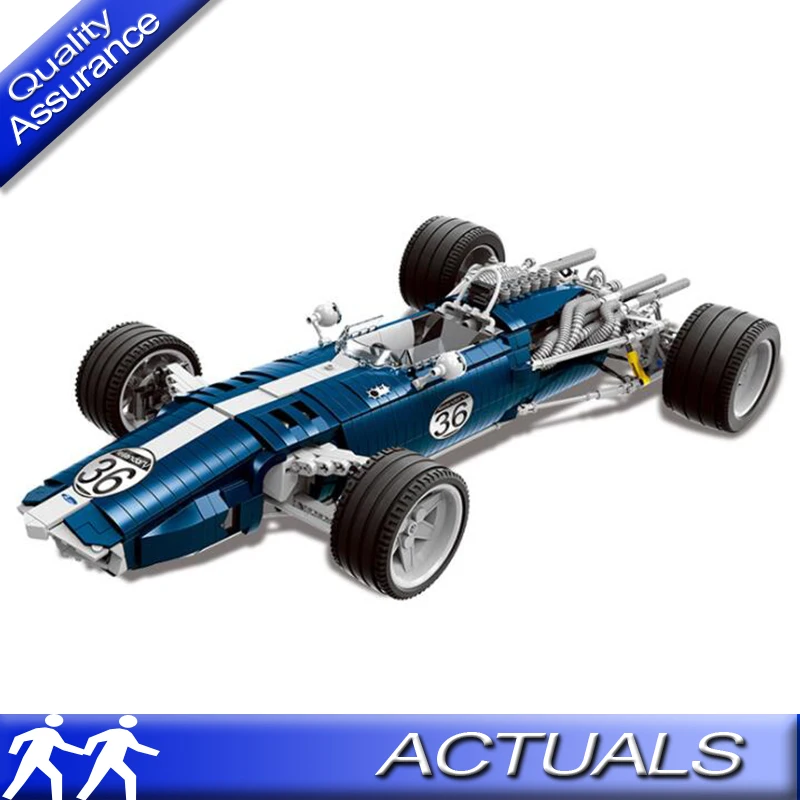 

Xingbao 03022 LegoINGlys Speed Champion Formula 1 Blue Racing Car Building Blocks Set Model F1 Racer Toy Educational Toys MOC