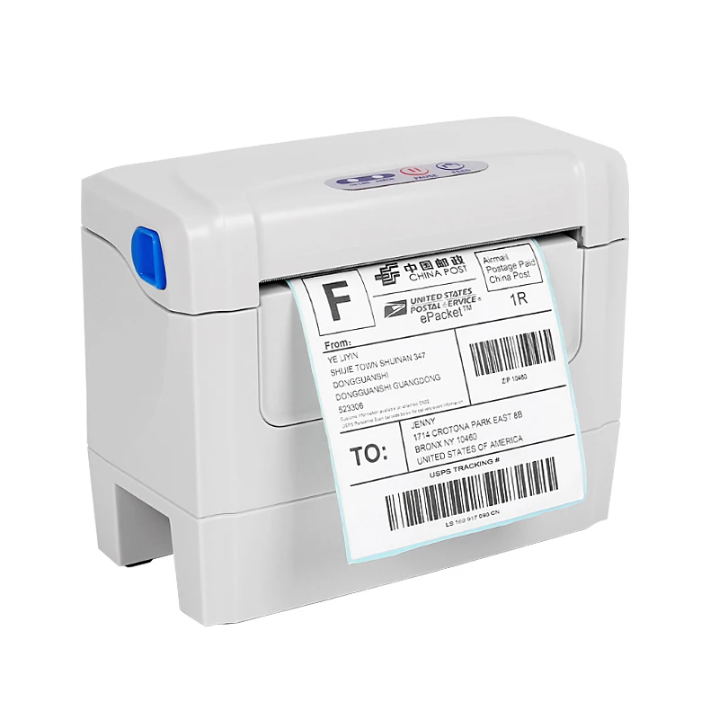 Новое поступление usb порт Термопринтер для печати этикеток Тепловая адрес принтер pos принтер может напечатать бумагу 40-120 мм