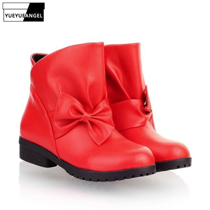 girls chunky ankle boots