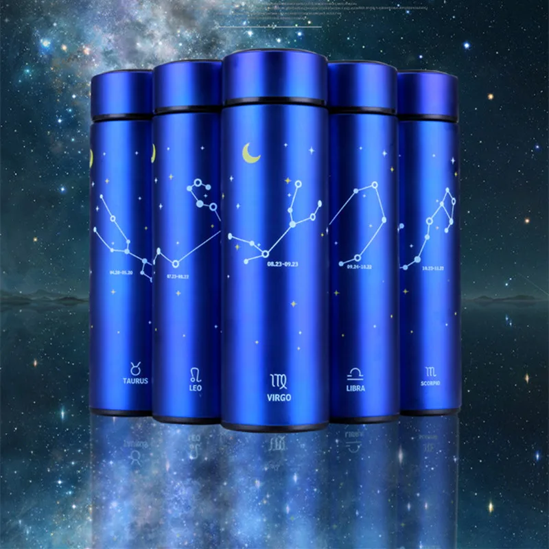 

Constellation 12 Thermos 304 Stainless Steel Vacuum Flask Insulated Thermal Cup Tumbler Coffee Mug Termo Acero Inoxidable