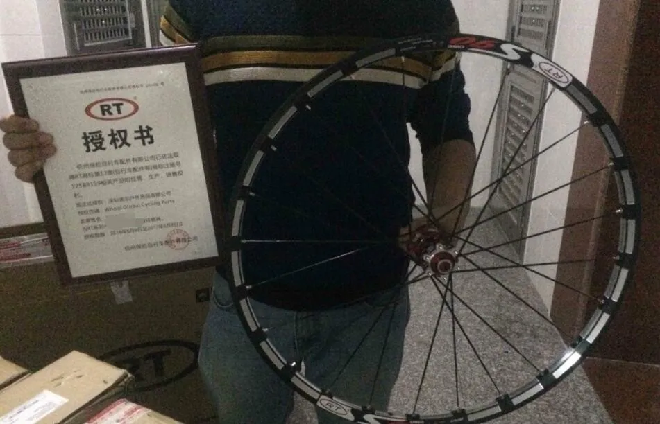 Sale 2017 newest mountain bike bicycle Milling trilateral RT front 2 rear 5 bearing japan hub super smooth wheel wheelset Rim 0