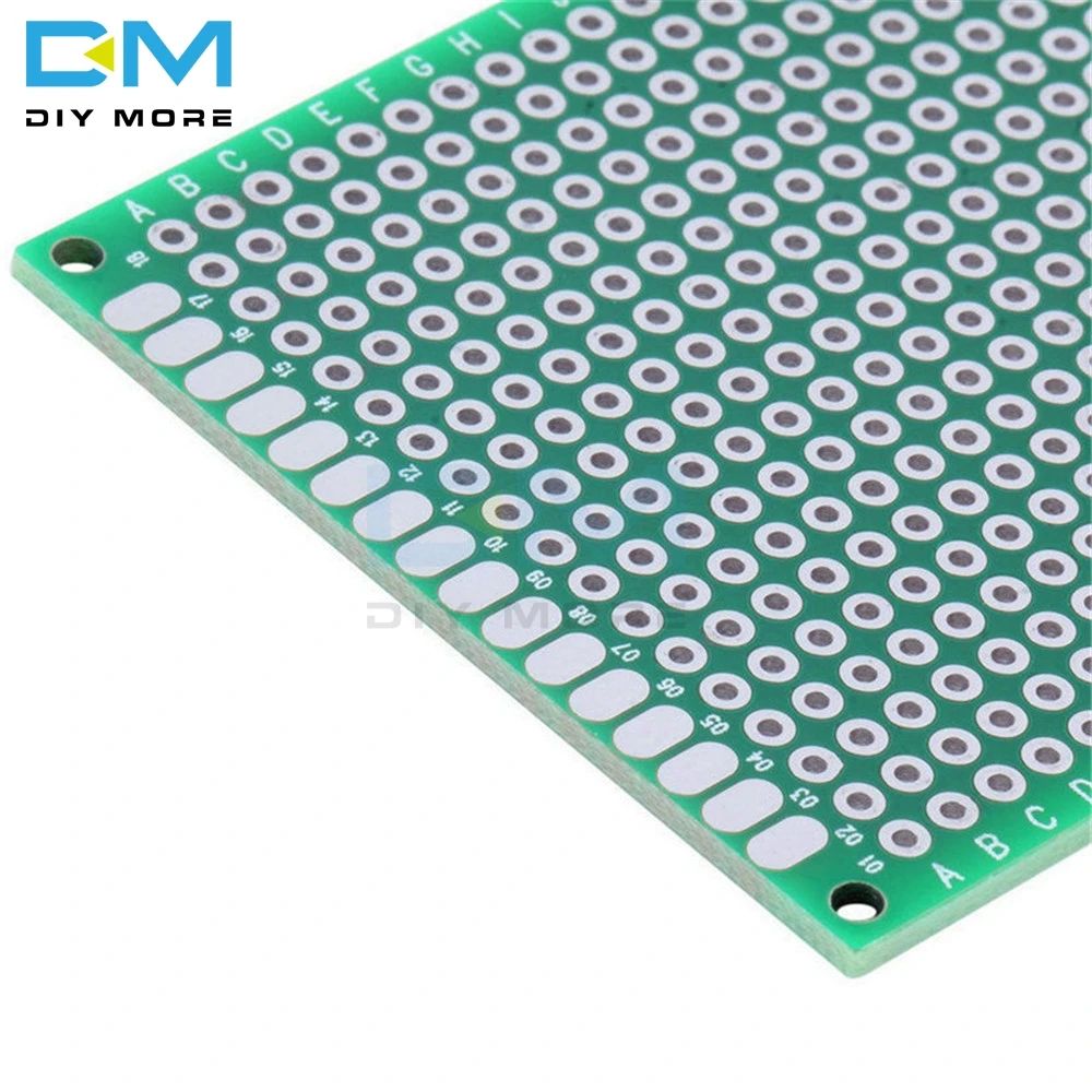 DoubleSide Prototype PCB Stripboard Point to Point Circuit Board 50mm