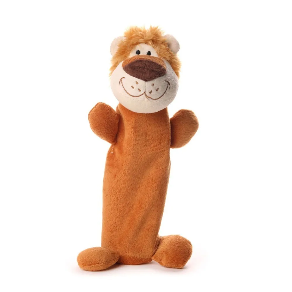 squeaky lion dog toy