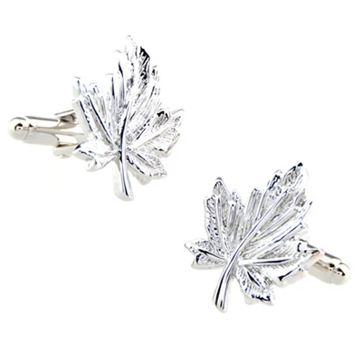 Siver Maple Leaf Cufflink Cuff Link 1 Pair Retail Free Shipping Promotion | Украшения и аксессуары