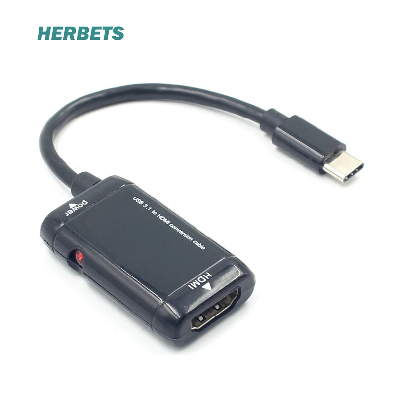 USB-C Type C to HDMI Adapter USB 3.1 Cable For MHL Android Phone Tablet | Мобильные телефоны и аксессуары