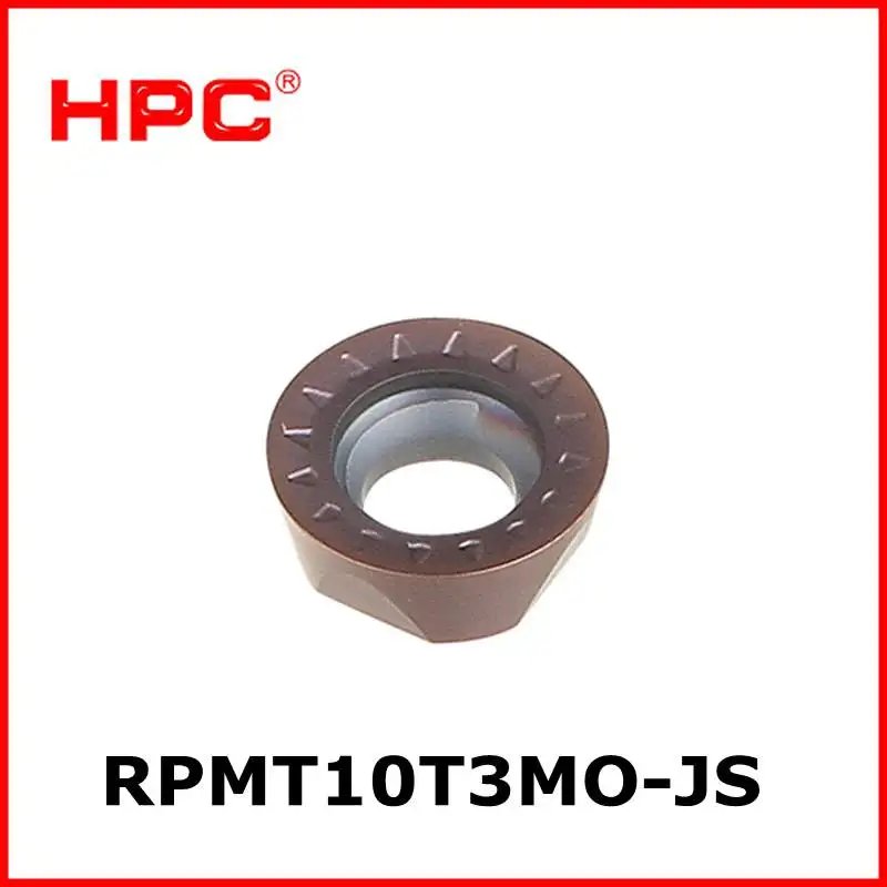 

RPMT10T3MO-JS ZT30 CNC cutting tools tungsten carbide milling inserts for milling tool