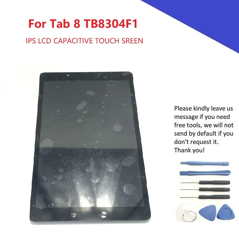 8 0 'ЖК-дисплей для Lenovo Tab E8 TB8304F1 8304F ЖК-экран сенсорная панель детали мобильного
