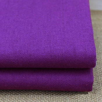 

100cm*140cm linen cotton fabric dress skirt trousers material violet linen fabric sewing