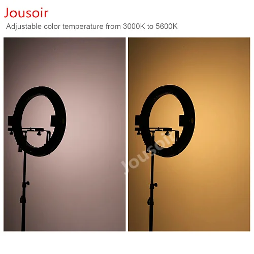 Falcon-Eyes-DVR-160TVC-Photography-Studio-Video-LED-Ring-Light-160pcs-SMD-Beads-3200K-5600K-Color (2)_