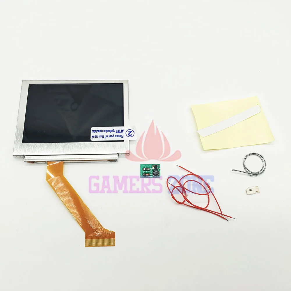 Для GBA экран sp lcd OEM увеличитель яркости с подсветкой W/нормальная материнская плата изменить часть