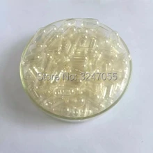 1000 шт укоротить 00# пустые желатиновые оболочки капсулы, чистые медицинские Порошковые капсулы для хранения, отдельные прозрачные желатиновые пустые капсулы