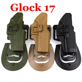 

Tactical Holster Pistol Waist Holster Quick Draw Right Hand Compact Handgun Belt Holster For Glock 17 19 22 23 31 32