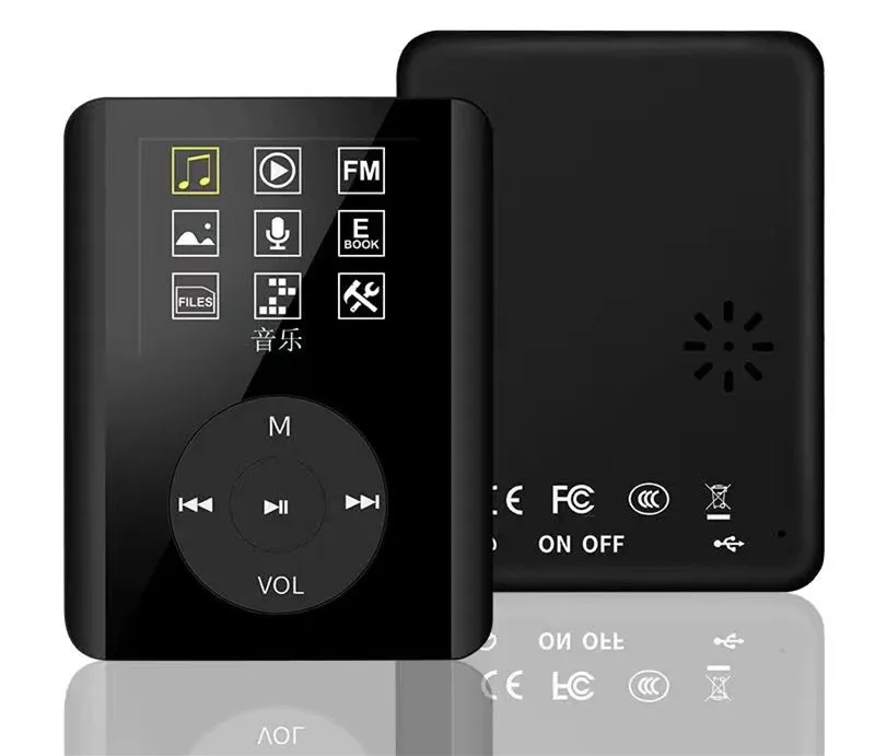 Мини HIFI Спортивный MP3 музыкальный плеер Scrub материал JS 12 Электронная книга FM радио