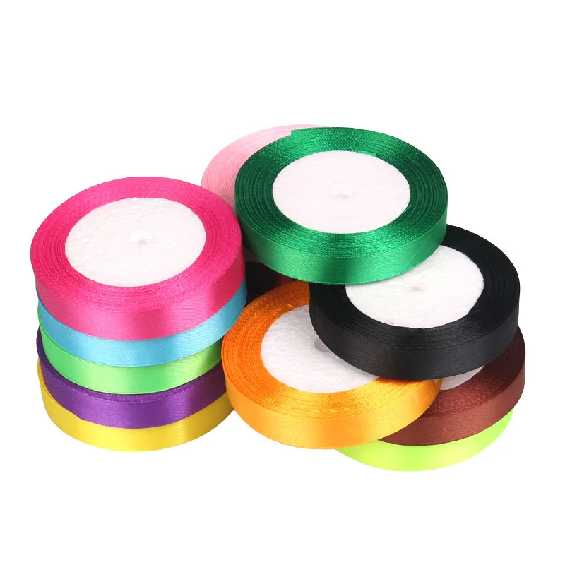 

5/8 inch 15mm wide 32color High Quality Satin Ribbon Wholesales Wedding Party Decoration DIY craft gift wrapping apparel sewing