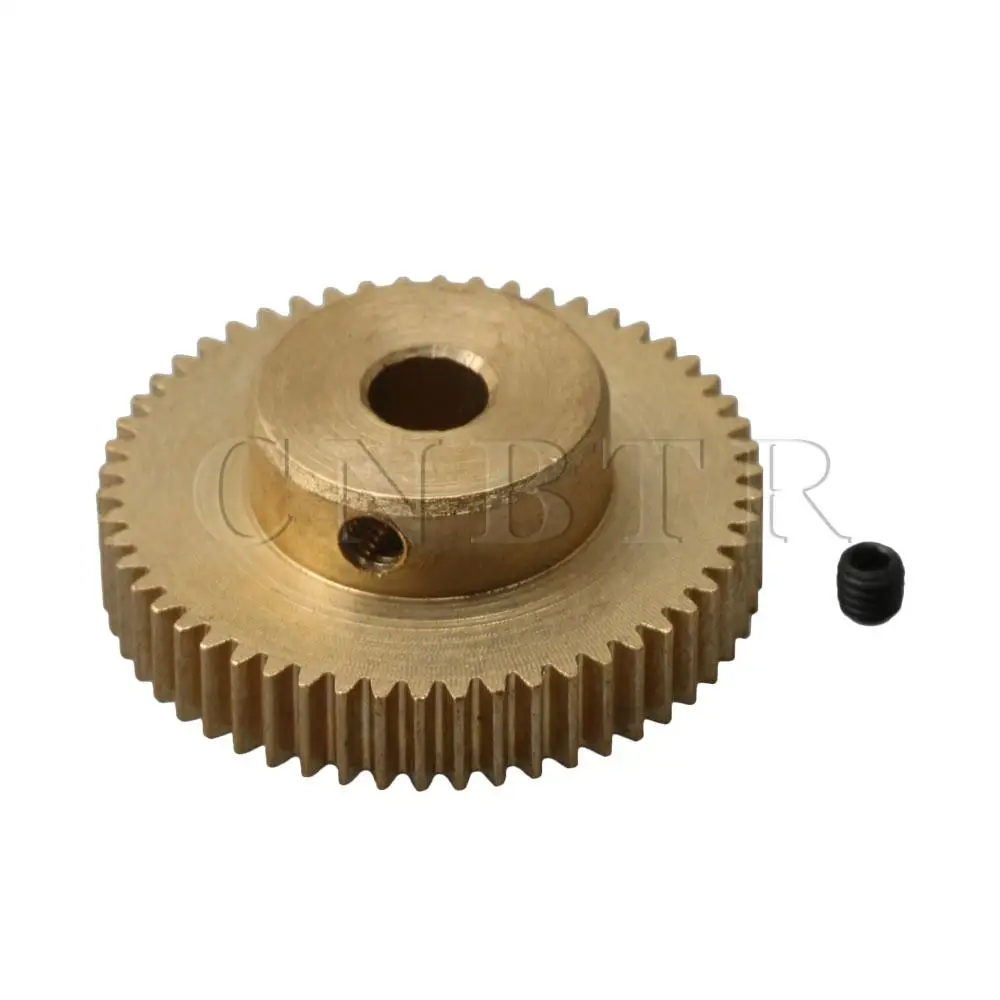 

CNBTR 54 Teeth Motor Pinion Gear 5mm Hole Dia for DIY Project RC Model 28x10mm