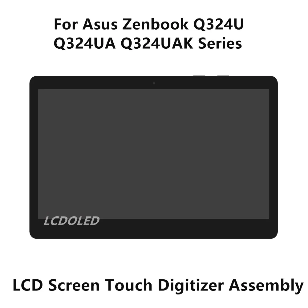 

13.3'' For Asus Zenbook Q324U Q324UA Q324UAK LCD Screen Display Panel Touch Digitizer Glass Assembly 3200*1800 1920*1080