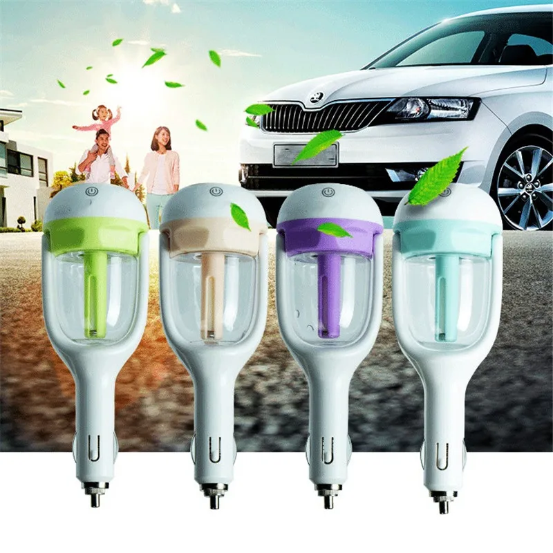 

12V Car Steam Humidifier Air Purifier Aroma Diffuser Essential oil diffuser Aromatherapy Mist Maker Fogger