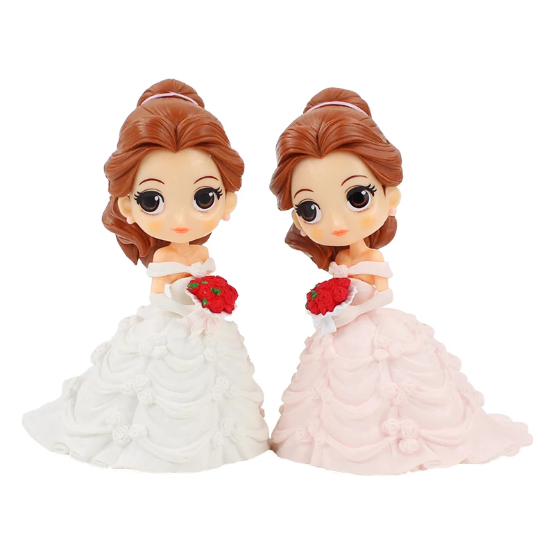 2pcs Lot Q Posket Characters Beauty The Beast Princess Belle Dreamy Style Pvc Qposket Action Figure Collectible Model Toy 15cm Action Figures Aliexpress