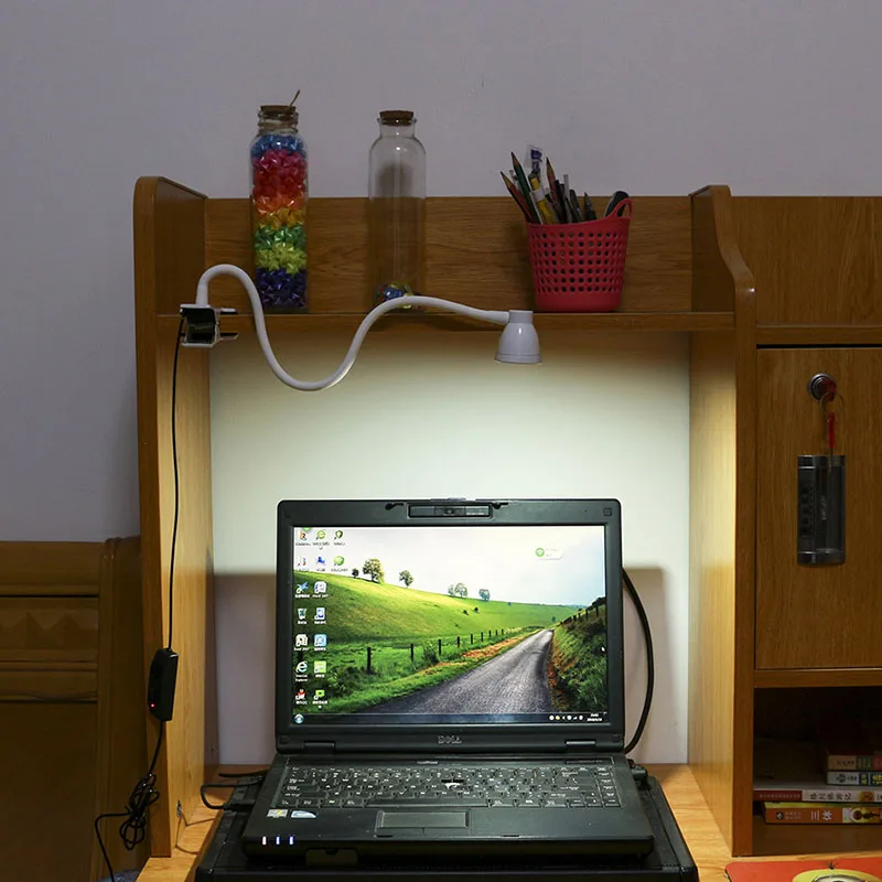TZ Usb светодиодный светильник с зажимом для книг лампа чтения 3 Вт Гибкая подставка
