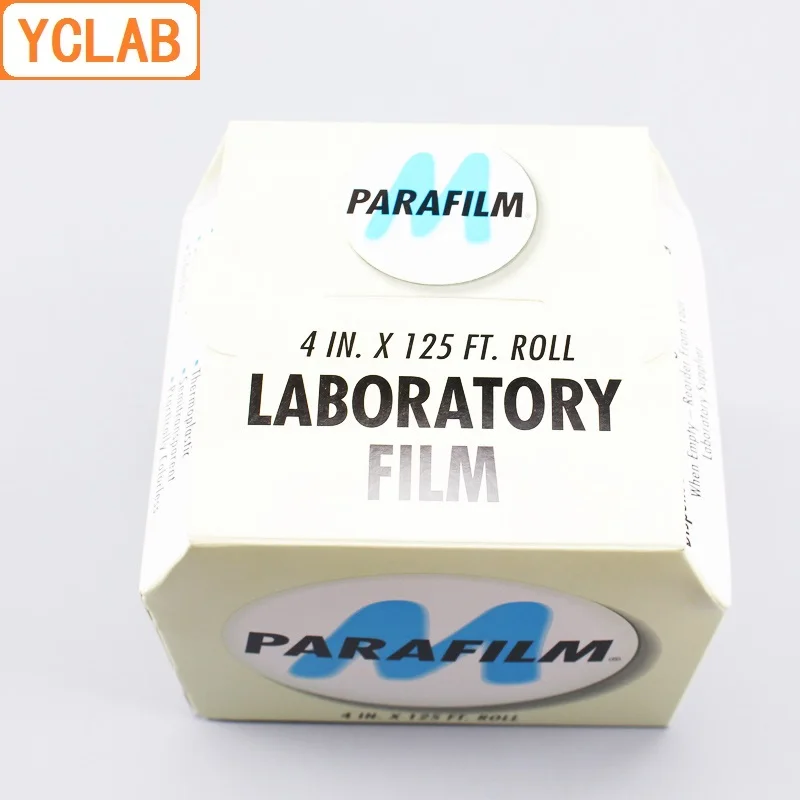 YCLAB BEMIS Parafilm 4 дюйма* 125 футов 10,16 см* 3810 см рулон лабораторной пленки PM-996