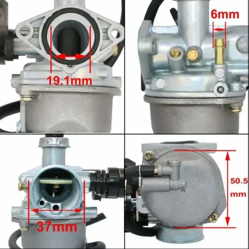 

Dirt Quad Lever Carburetor Air Filter 19mm 50cc 90/110/125CC For Honta Choke (Standard Shipping)