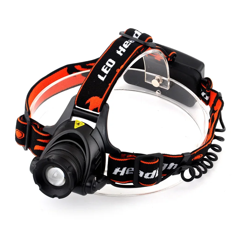 

3800LM XML T6 LED Headlight Zoomable Headlamp 3 mode Head Light Lamp +2 PCS 18650 battery+Car EU/US/AU/UK Plug charger