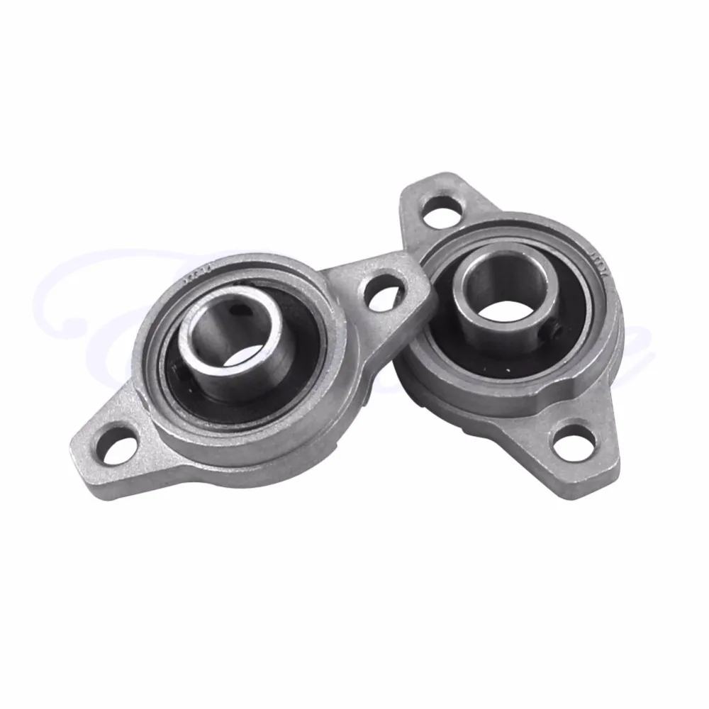 

2X 10mm Aluminium Alloy Mounted Shaft Support Flange Pillow Block Bearing KFL000
