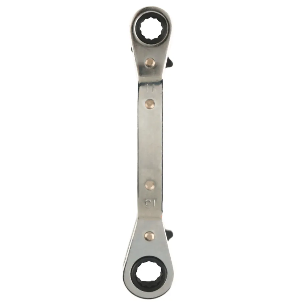 1 шт. 10x12 мм полезное метрическое смещение двойное кольцо накидной ключ реверсивный трещотка ручка гаечный ключ метрические ручные инструменты