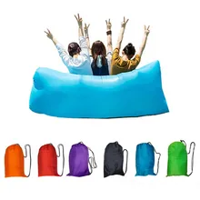 Fast Inflatable Air Sofa Lazy Bag Laybag Lounger Chair Sleep sofa Couch Saco de dormir many colors choices