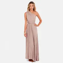 Hot Women Summer Transformer Long Dress 2016 New Fashion High Street Sexy Backless Tropical Bohemian Cotton Maxi Dresses T6157