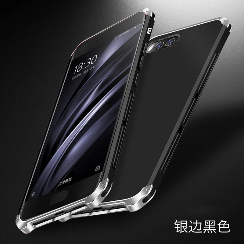Чехол для Xiaomi Mi 6 металлический каркас 3 в 1 гибридный жесткий чехол из