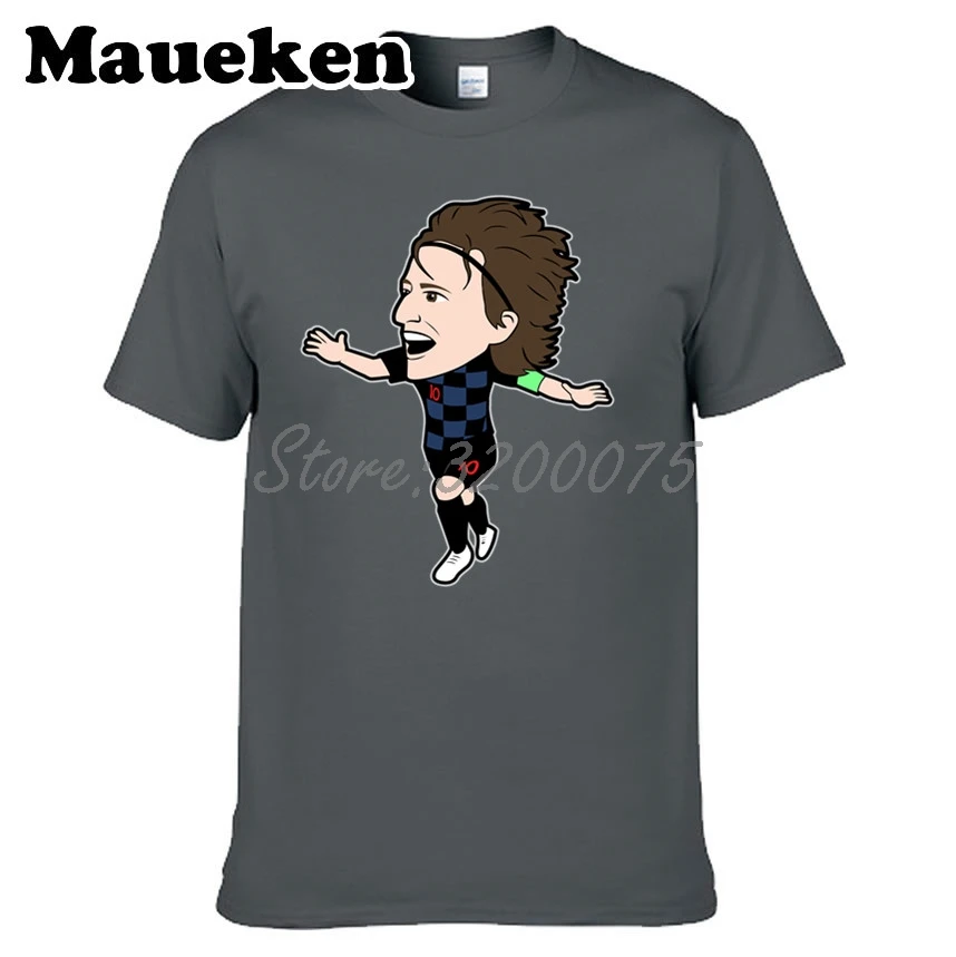 14 Мужская футболка Luka Modric 10 Croatia Comic с героями мультфильмов Toon Legend Captain, одежда, футболка, Мужская футболка с круглым вырезом, футболка W19022103 - Цвет: 14