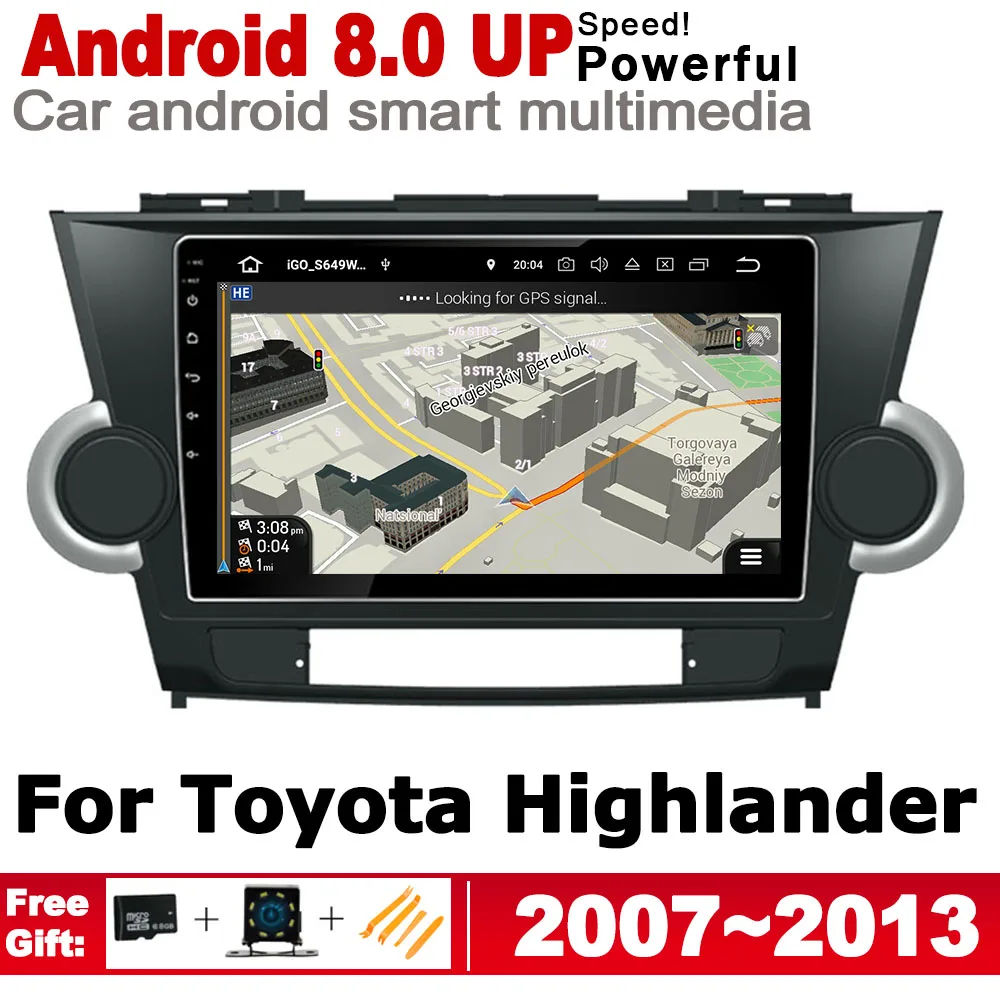 

ZaiXi IPS Android 2 DIN Car DVD GPS For Toyota Highlander 2007~2013 Navigation multimedia player Stereo radio WiFi system