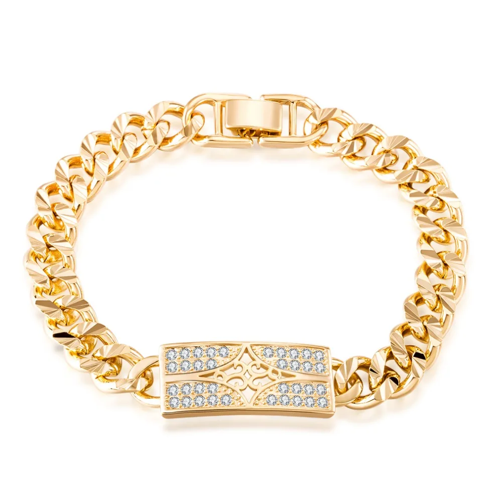 

Austrian Zircon Bracelets For Women Charm Heart Jewelry Fashion Dainty Love Crystal Bracelet Gold Deluxe Wedding Chain Bijoux