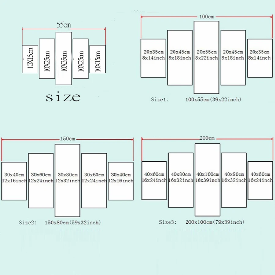 HD Printed 5 piece canvas art Picasso image