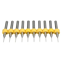G de calidad superior una caja de diez tarjetas de circuitos PCB 0.4 mm taladro 3.175 mango 38.1 mm Material de acero de tungsteno promoción!